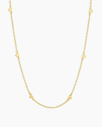 Amour Necklace || option::18K Gold Plated