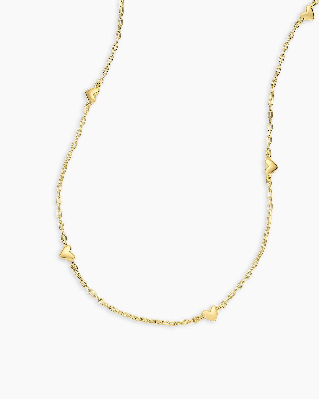 Amour Necklace || option::18K Gold Plated