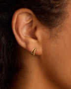 Crew Split Huggies || option::18K Gold Plated