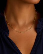 Crew Link Necklace || option::18K Gold Plated
