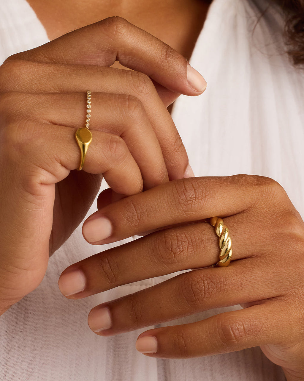 Crew Helium Ring (size 5) || option::18K Gold Plated || set::crew-helium-ring-stl