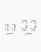 Lou Hoops || option::Silver Plated