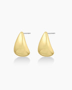 Banks Earrings || option::18K Gold Plated