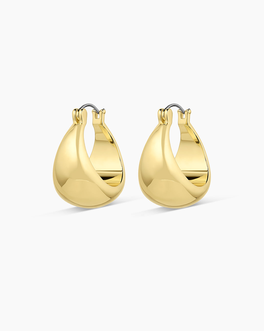 Banks Hoops || option::18K Gold Plated