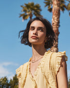 Capri Short Necklace || option::18K Gold Plated, Malibu || set::capri-short-necklace-malibu-stl