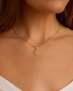 Sunstone Sun Parker Charm || option::18K Gold Plated