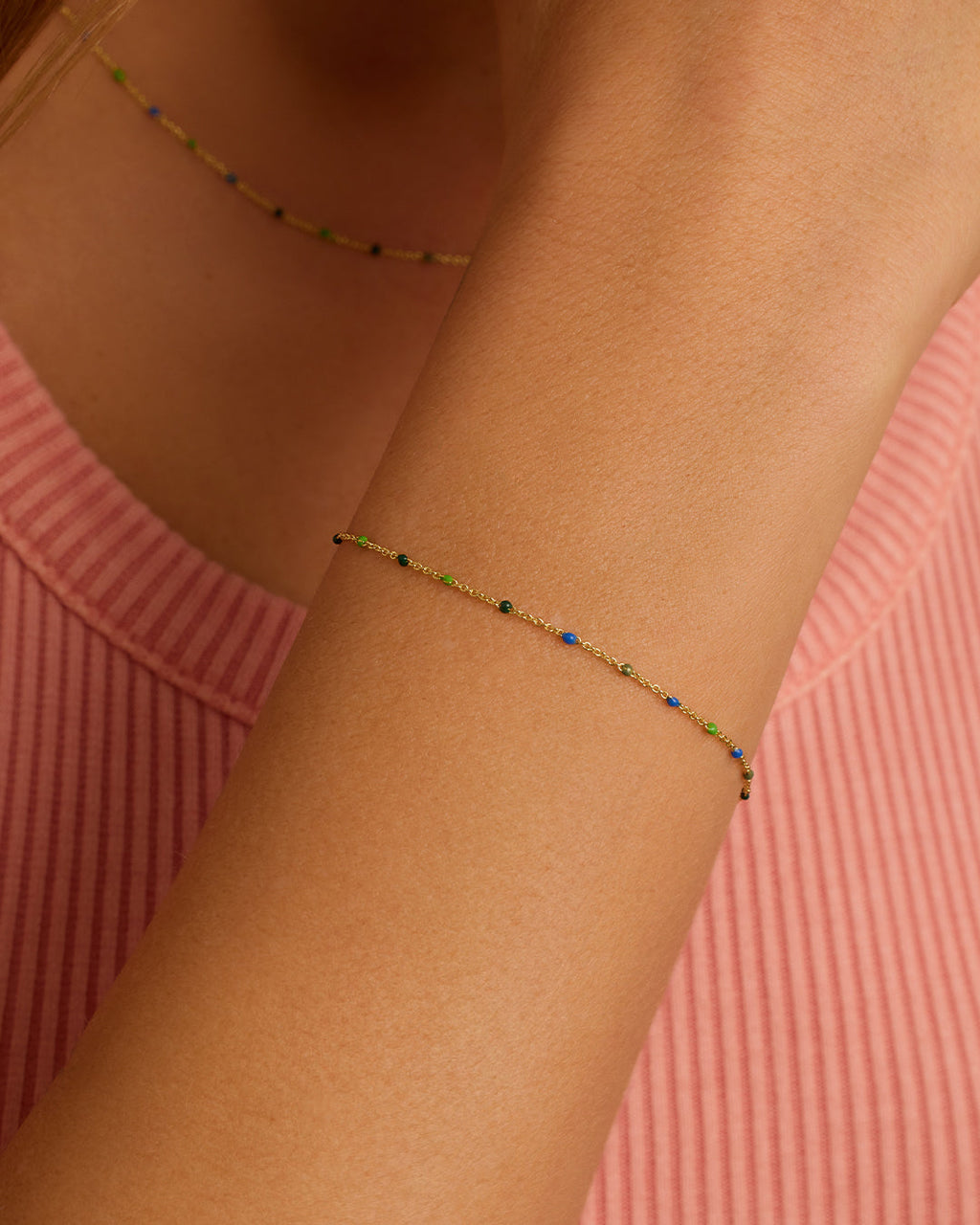 Capri Bracelet || option::18K Gold Plated, Hamptons