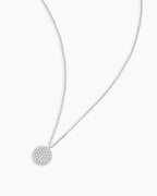 Diamond Pavé NecklaceDiamond Necklace || option::14K Solid White Gold