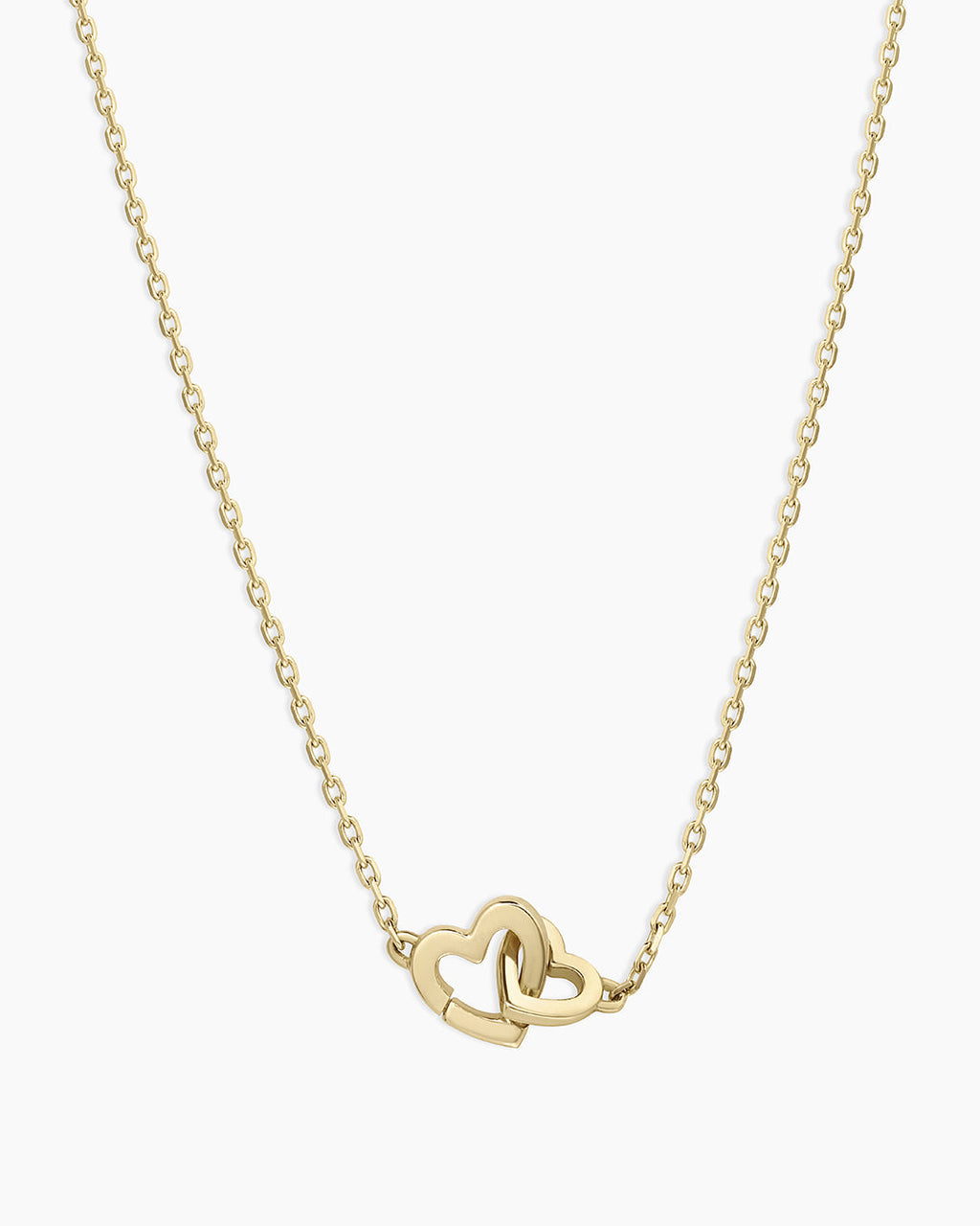 14K Gold Parker Heart Necklace || option::14K Solid Gold