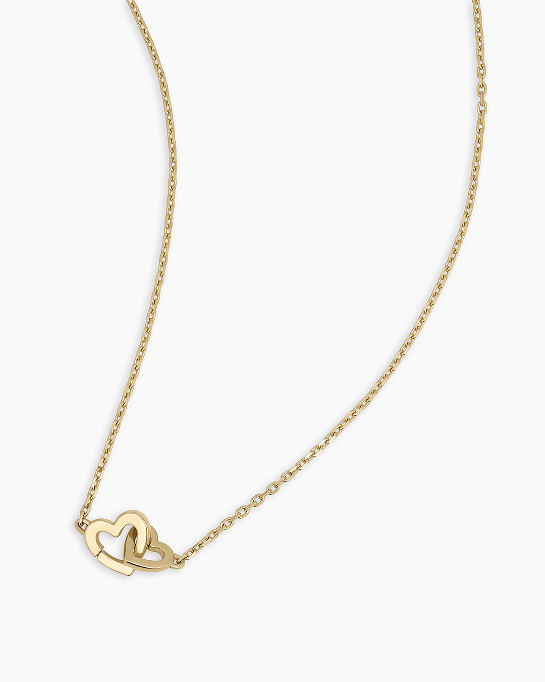 14K Gold Parker Heart Necklace || option::14K Solid Gold