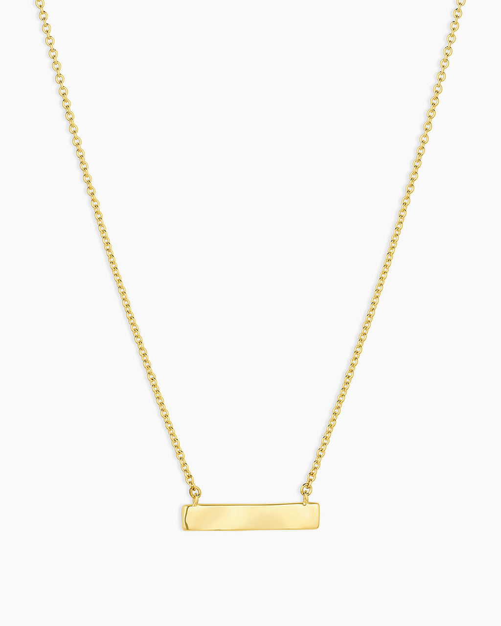 18K Gold Plated engravable Necklace || option::18K Gold Plated