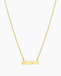 18K Gold Plated engravable Necklace || option::18K Gold Plated